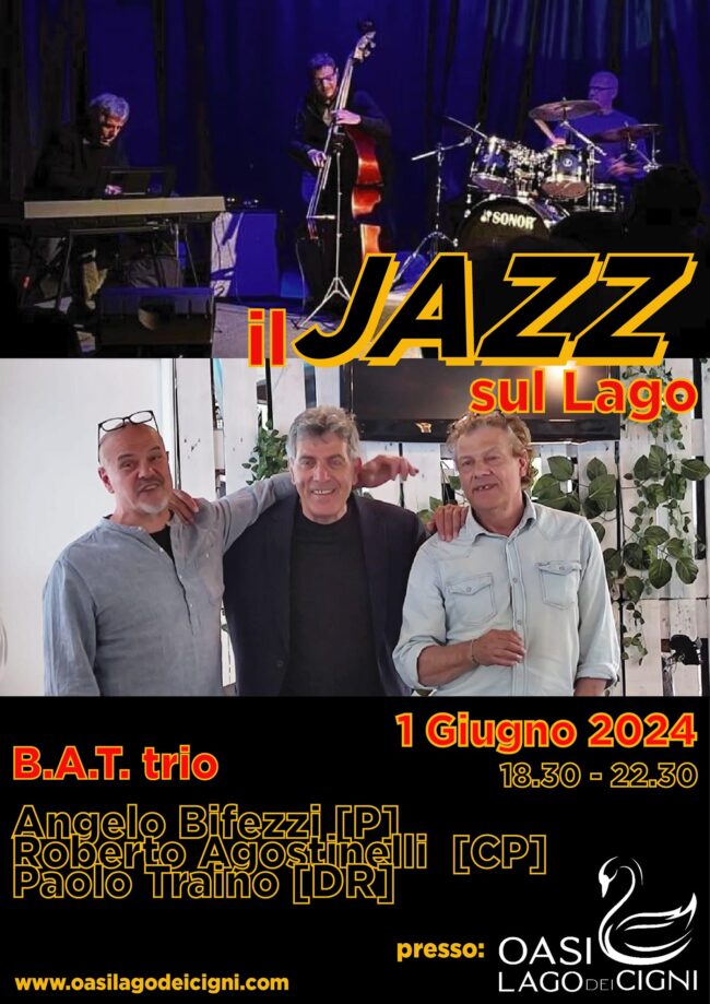 locandina il jazz sul lago 1 giugno 2024