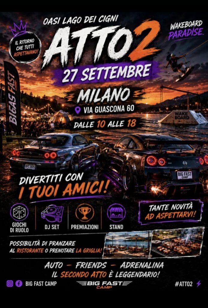 Fast and Tunning 27 settembre 2026 Atto Secondo!